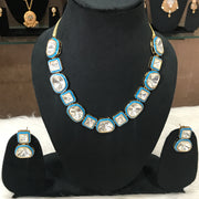 Anika Blue Mossionite Jewellery Set